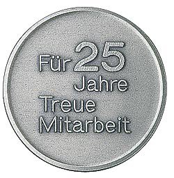 Fr 25 Jahre treue Mitarbeit - zum Schlieen ins Bild klicken