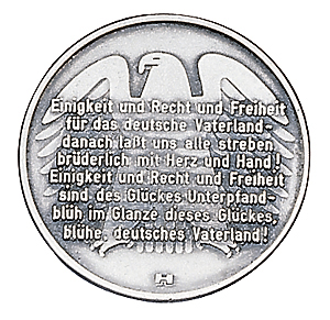 Bundesadler Deutschlandlied - zum Schlieen ins Bild klicken