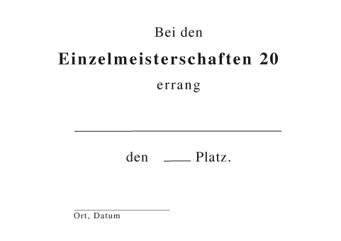 Einzelmeisterschaft - zum Schlieen ins Bild klicken