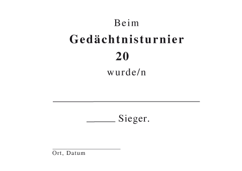 Gedchtnisturnier - zum Schlieen ins Bild klicken