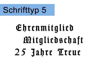 Schrifttyp 5 - zum Schlieen ins Bild klicken