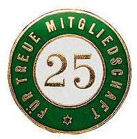 25 Fr Treue Mitgliedschaft