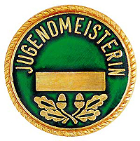 Jugendmeisterin - mit Gravurfeld