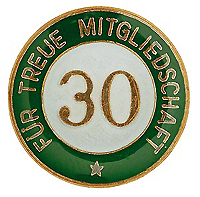 30 Fr Treue Mitgliedschaft