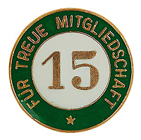 15 Fr Treue Mitgliedschaft