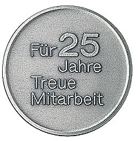 Fr 25 Jahre treue Mitarbeit