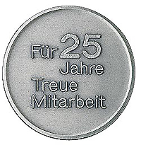 Fr 25 Jahre Treue Mitarbeit