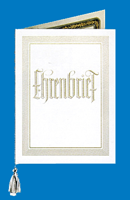 Urkunde - Ehrenbrief