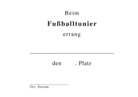 Fuballturnier