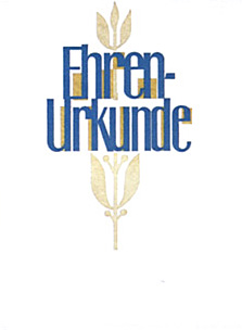 Urkunde