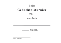 Gedchtnisturnier