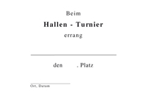 Hallen-Turnier