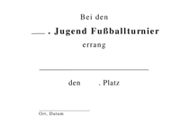 Jugend-Fuballturnier