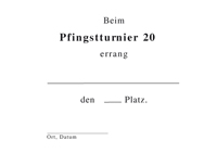 Pfingstturnier