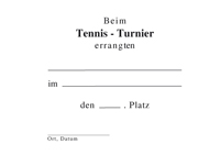 Tennis-Turnier