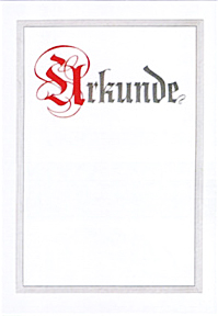 Urkunde