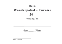 Wanderpokal-Turnier