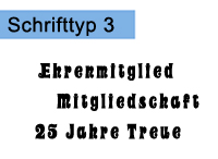 Schrifttyp 3